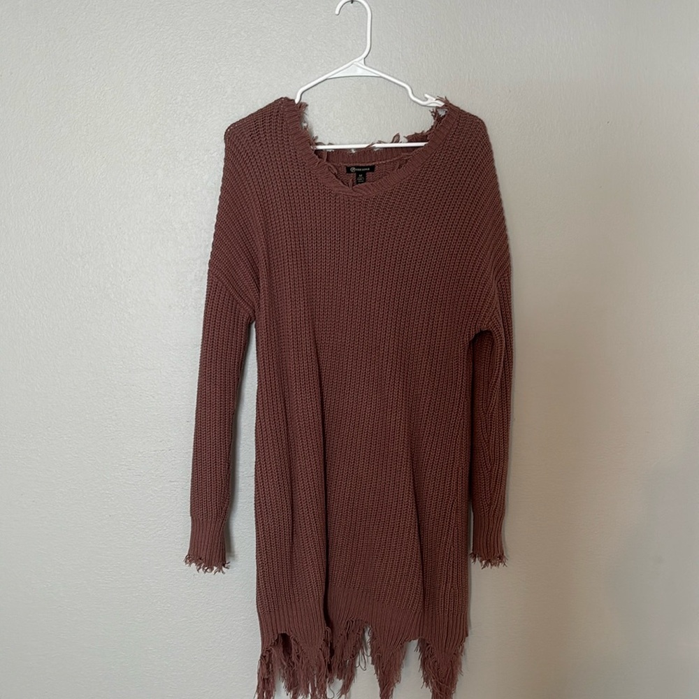 Purple Sweater Dress